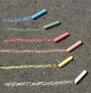 16 Sidewalk Chalk Activities and Obstacle Courses for Kids